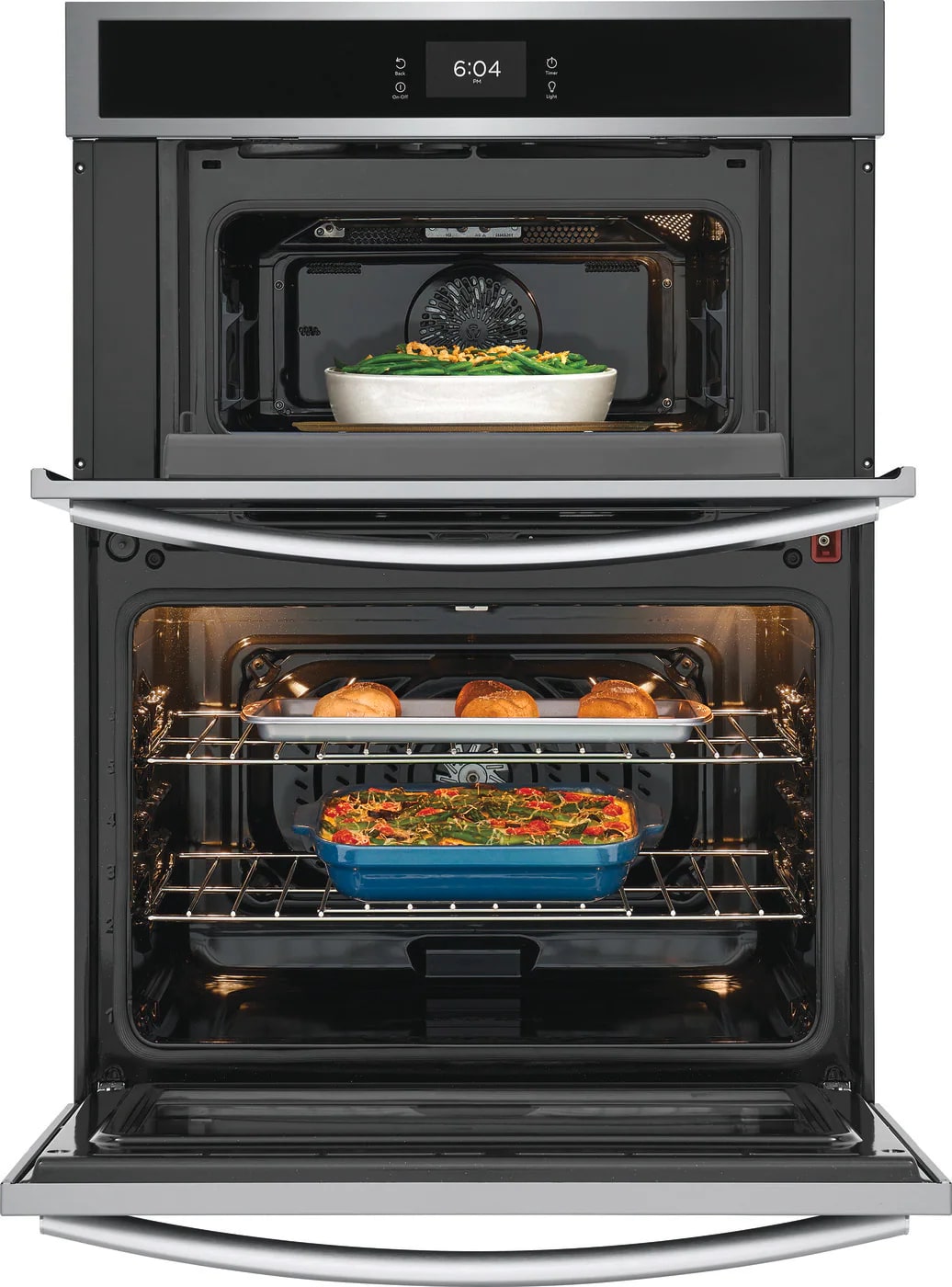 Frigidaire Gallery - 7 cu. ft Combination Wall Oven in Stainless - GCWM3067AF