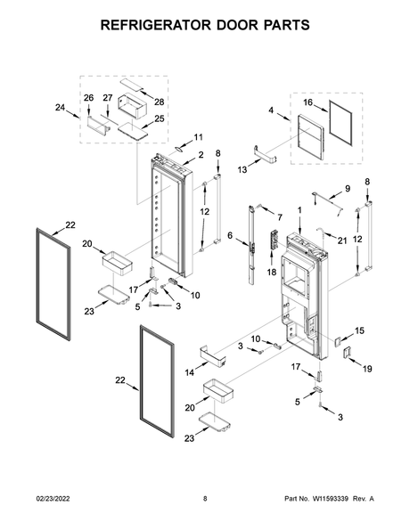 W11574767 Refrigerator UI Panel - XPart Supply