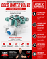 GE Cold Water Valve WG04F12485 — Fixes Washer Not Filling with Cold Water