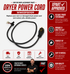 GE Dryer Power Cord WW03F00109 — Fix Dryer With No Power or Faulty Electrical Connection