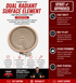 GE Dual Radiant Surface Element WS01F01164 — Cooktop Won't Heat or Only One Ring Works