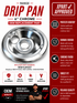 GE Range Drip Pan WS01L09257 — Stop Grease Buildup & Keep Your Stovetop Clean
