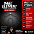 GE Range Oven Bake Element WS01F02420 — Fix Oven Not Heating or Baking Unevenly