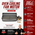 GE Oven Cooling Fan Motor WS01F09894 — Restore Oven Cooling & Prevent Overheating