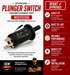GE Range Plunger Switch WS01F01556 — Fixes Burner Not Clicking or Igniting