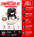 GE Refrigerator Compressor Kit WG03F00133 — Fixes No Cooling & Warm Fridge
