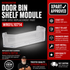 GE Door Bin Shelf Module WR01L10714 — Fix Cracked or Broken Refrigerator Door Bin