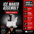 GE Refrigerator Ice Maker Assembly WR01F04812, Replaces WR01F04276, WR01F04643, WR03F04454, WR03F04468