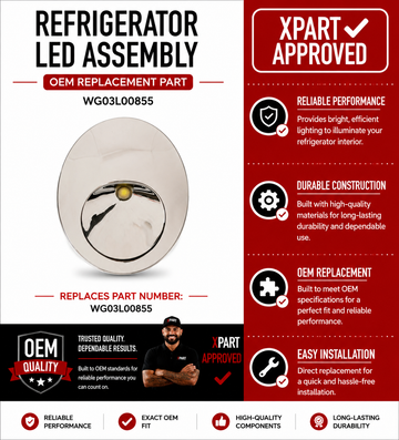 Cover LED Assembly, Fresh Food