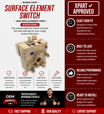 Triple surface element control switch