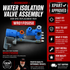 GE Water Isolation Valve WR01F05050 — Fixes Leaking, No Dispenser Flow & Continuous Drip