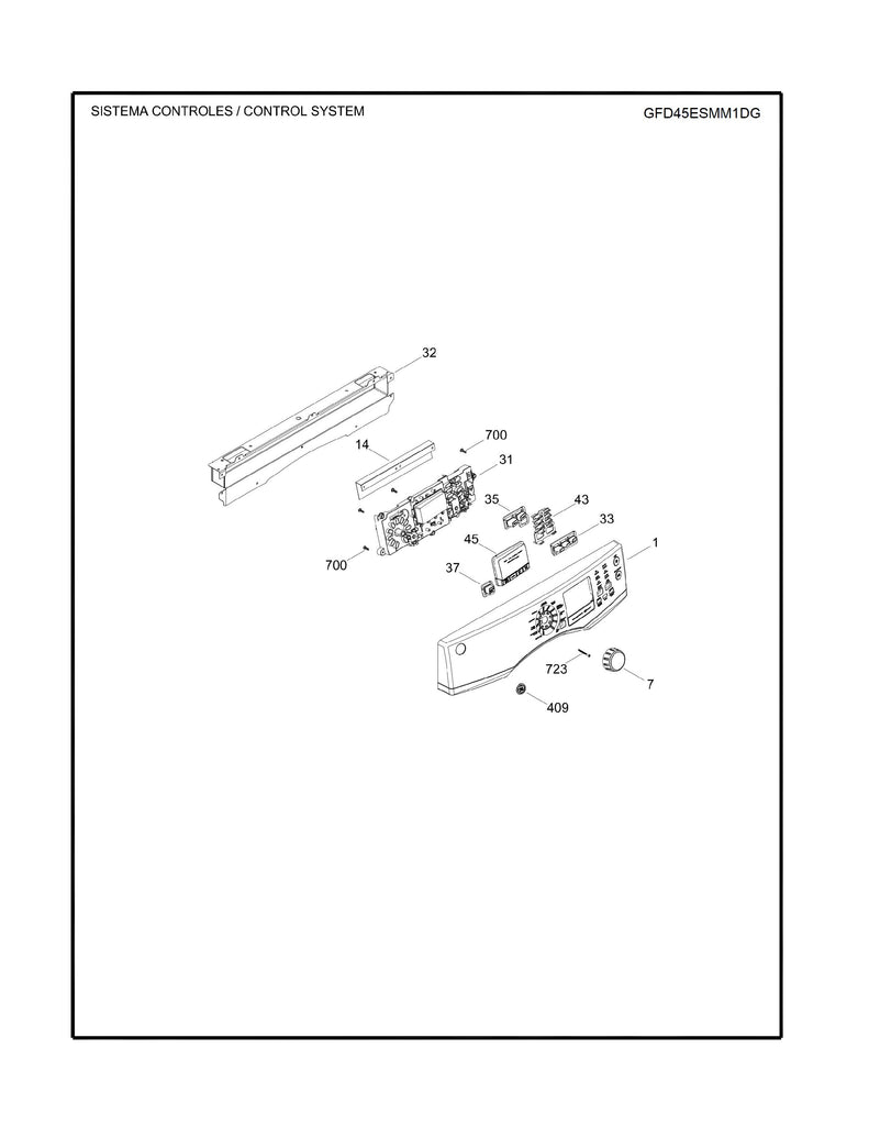 WW02F00810 Dryer Chassis And Board ASM - XPart Supply Ltd.