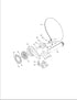 Exploded diagram of dryer components showing drum belt blower and WG04F12550 dryer drive motor assembly