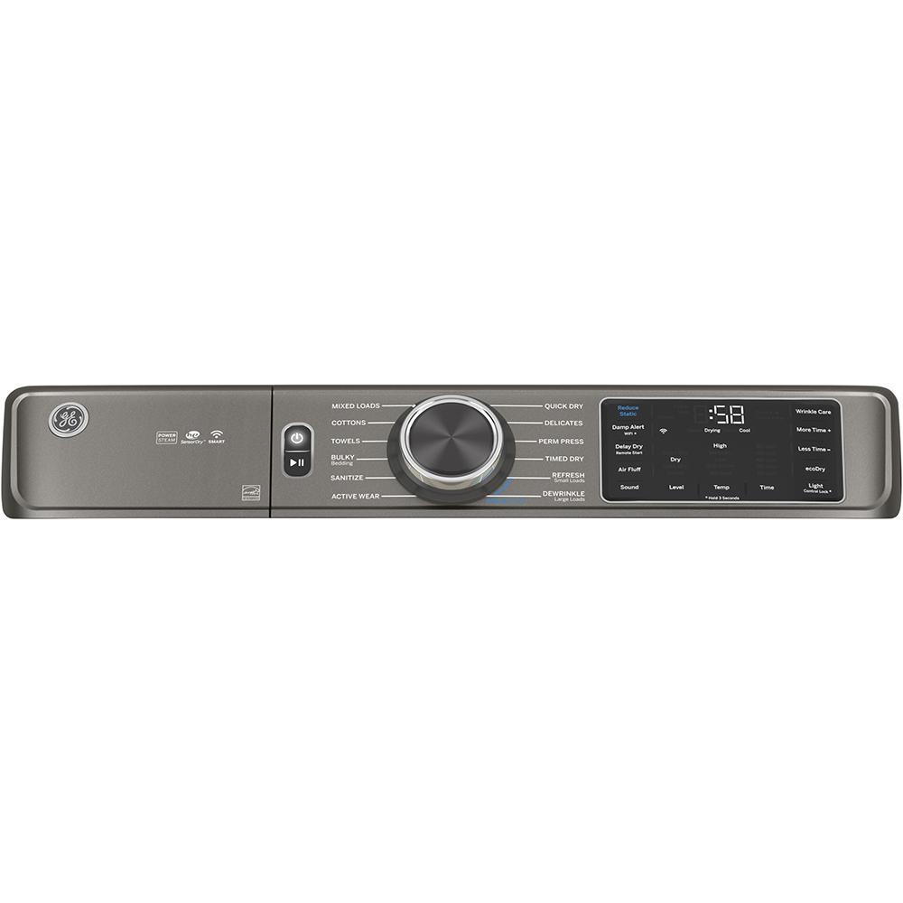GE - 7.8 cu. Ft  Electric Dryer in Grey - GFD65ESMNSN