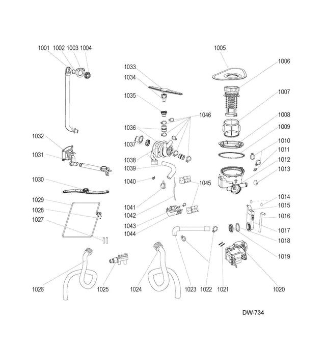 WG04F09995 Dishwasher Drain Hose - XPart Supply