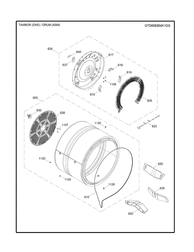 WW02F00743 Thermostat de harnais de sécheuse