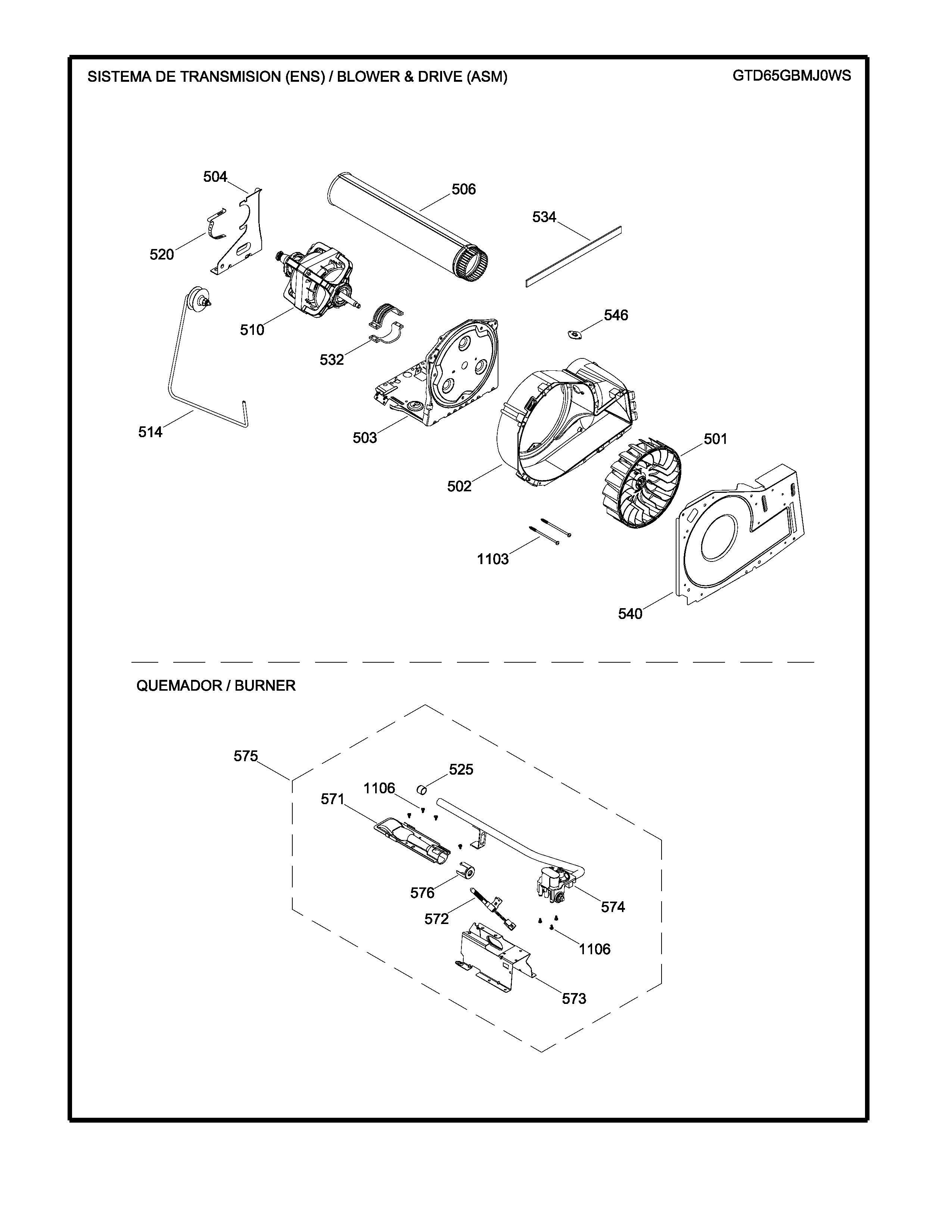 WW02F00575 Dryer Gas Valve & Burner, Replaces 228C4003G017 - XPart Supply Ltd.