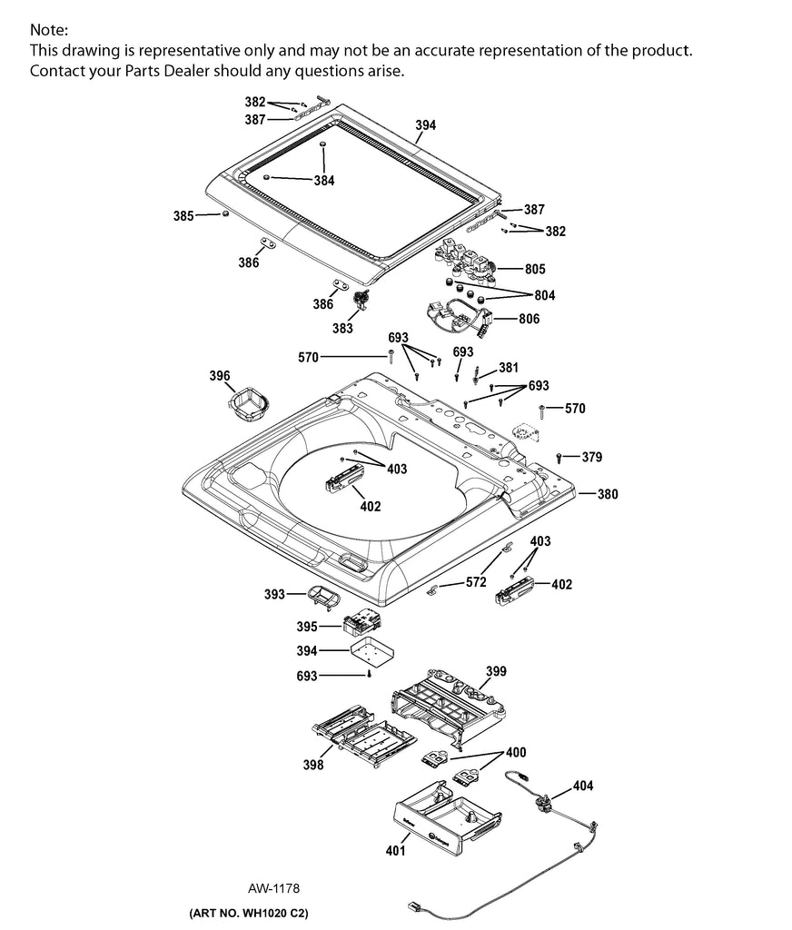 WH02X24106 Lid Lock Striker - XPart Supply