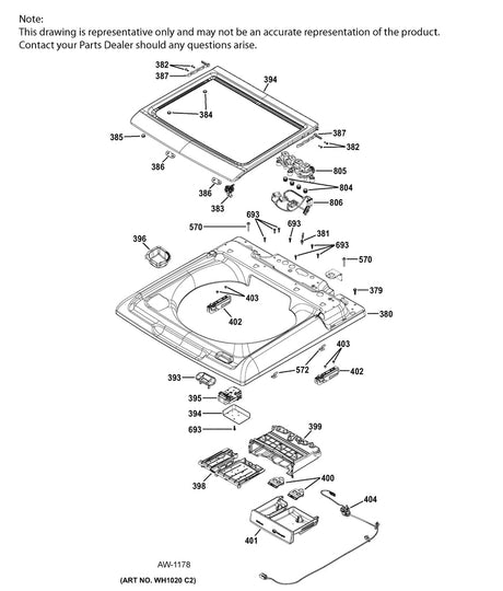 WG04L05525 Lid Lock Striker - XPart Supply