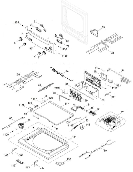 WW03F00565 Dryer Electronic Control Board - XPart Supply