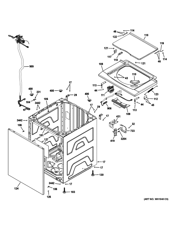 WW03L00048 Washer Lid - XPart Supply