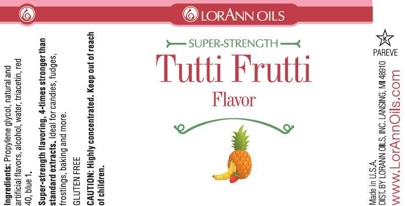 Tutti Frutti Flavoring - Super Strength Flavor 1 oz., 16 oz., 1 Gallon, 5 Gallons - Ships Free Within Canada on Orders Above CAD $199