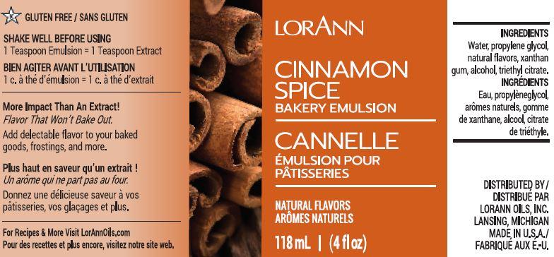 'REDUCED TO CLEAR' Cinnamon Spice Bakery Emulsion - 16 oz. - Bakery Emulsions Canada