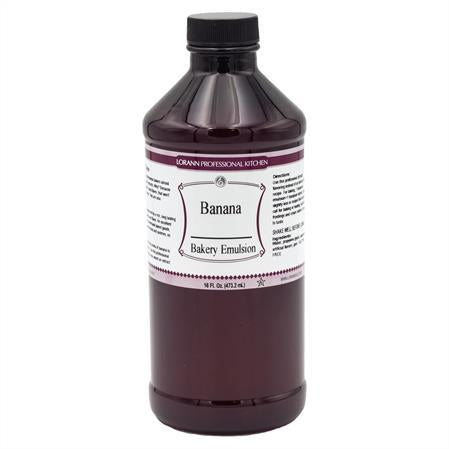 Banana Bakery Emulsion - 4 oz. - 16 oz., 1 Gallon, 5 Gallons - Bakery Emulsions Canada - Ships Free Within Canada on Orders Above CAD $199