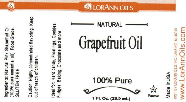 Grapefruit Oil Flavoring - Food Grade Essential Oils - Aromatherapy - 1 oz., 16 oz. - Ships Free Within Canada on Orders Above CAD $199