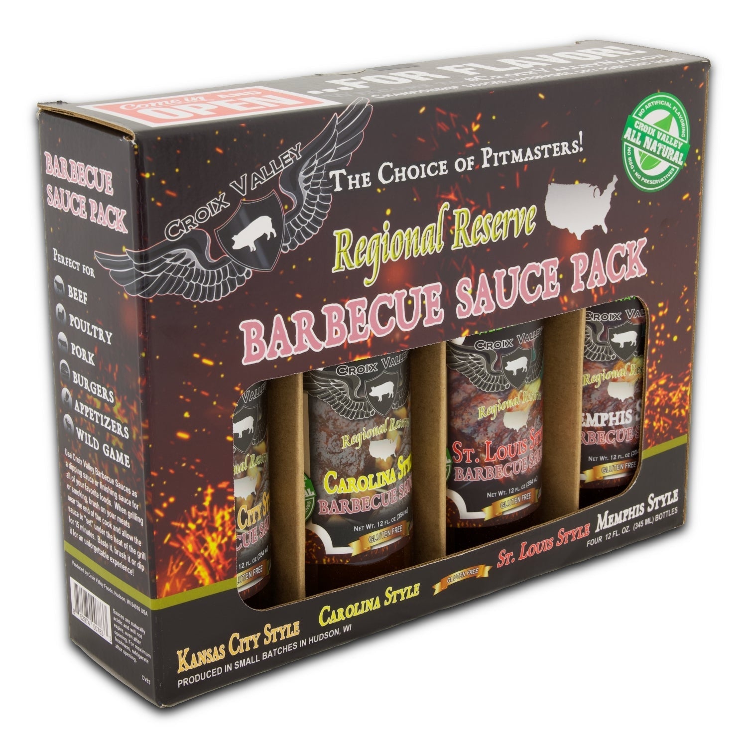 Case (4) - Regional Reserve Barbecue Sauce Gift Pack