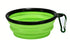 Portable Silicone Pet Bowl with Carabiner Clip, Collapsible, 350 ml