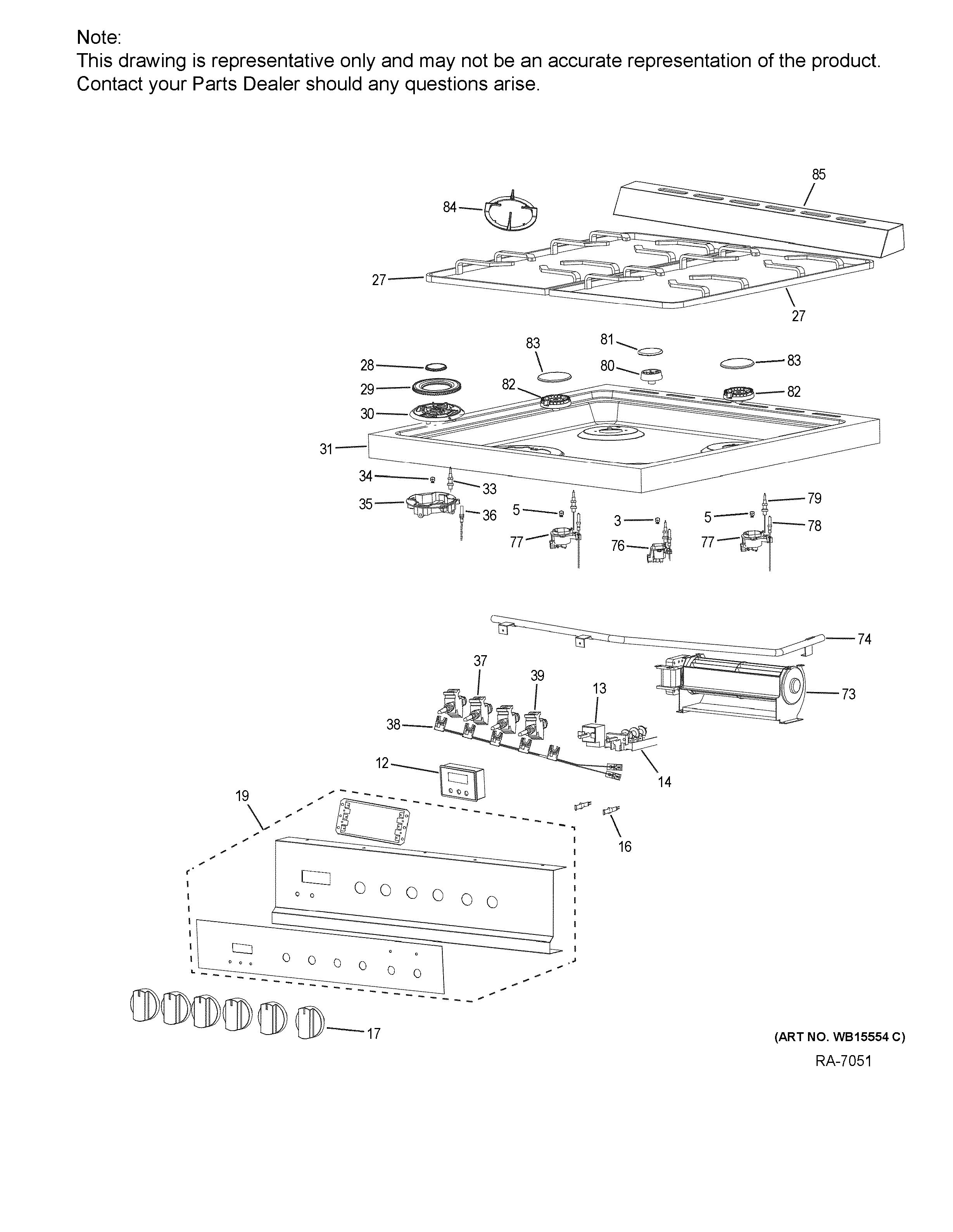 WG02F12666 Oven Burner Base - XPart Supply Ltd.