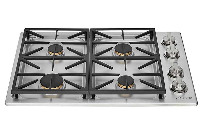 Dacor  - 30 inch wide Gas Cooktop in Stainless - HDCT304GS/LP