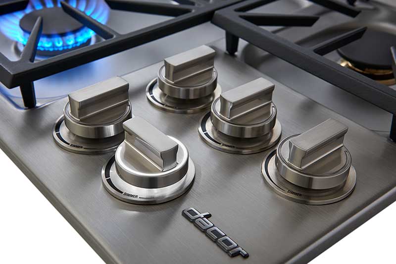 Dacor - 36 inch wide Gas Cooktop in Stainless - HDCT365GS