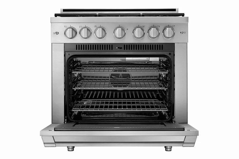 Dacor - 5.2 cu. ft  Gas Range in Stainless - HGPR36S/LP