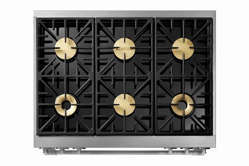 Dacor - 5.2 cu. ft  Gas Range in Stainless - HGPR36S/LP