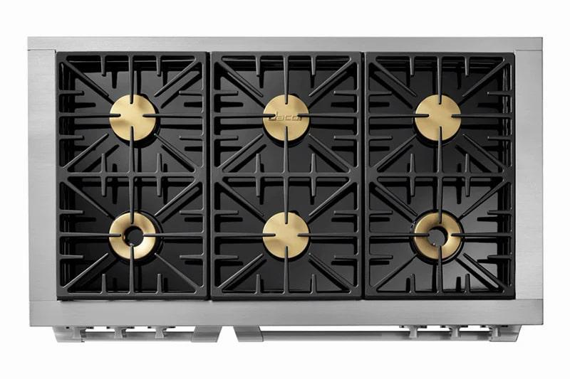 Dacor - 8 cu. ft  Gas Range in Stainless - HGPR48S/LP