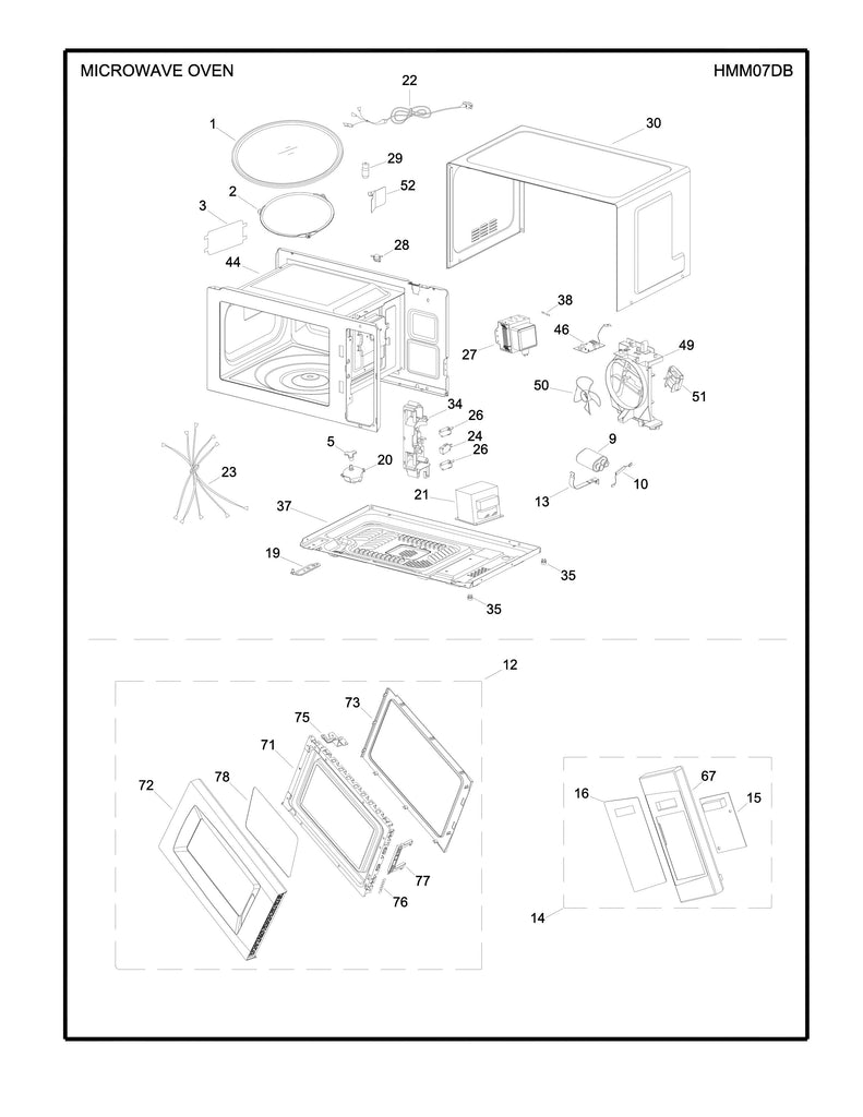WG02F00563 Microwave Fuse - XPart Supply