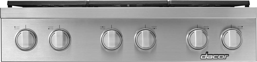 Dacor - 35.875 inch wide Gas Rangetop in Stainless - HRTP366S/NG