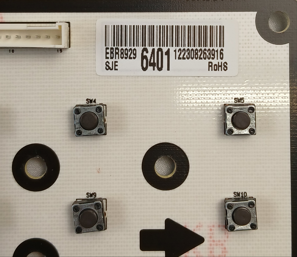 EBR89296403 Range Oven Display Assembly - XPart Supply Ltd.
