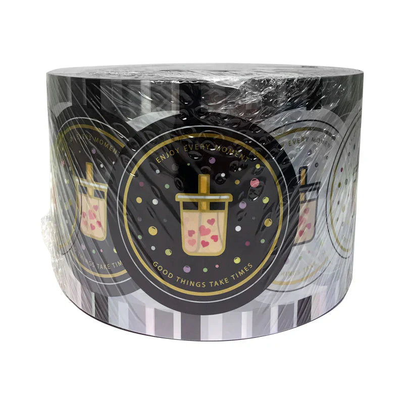 Boba Tea Design - PP Plastic Sealing Film Roll (95mm) For our 12,16,20 oz pp cups