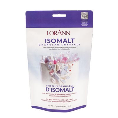 Isomalt Granular Crystals - Bakery Specialty Ingredients - 1 lb. Bag - Ships Free Within Canada on Orders Above CAD $199