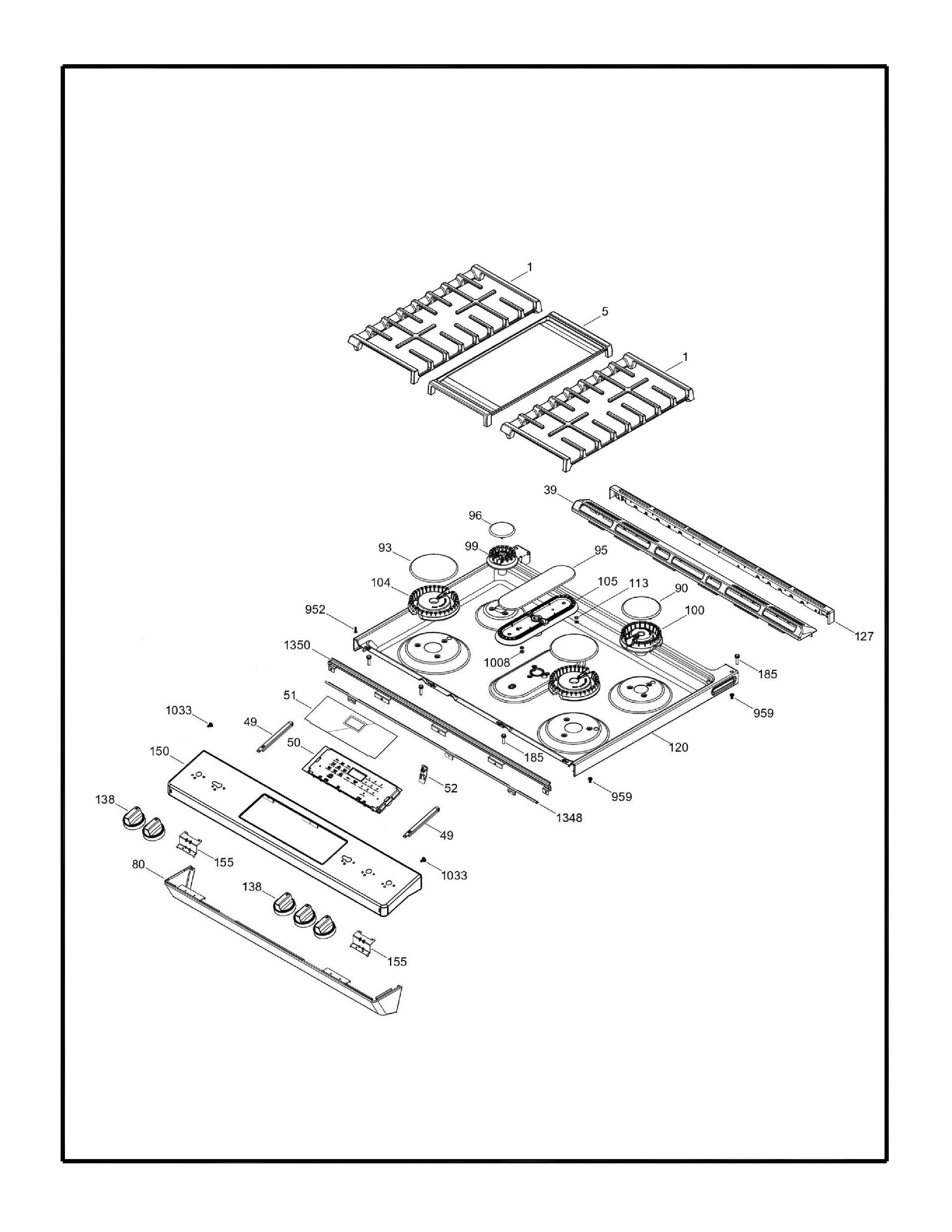 GE Range Aluminum Griddle WS01F11669 – OEM Replacement (Replaces WS01L13876, WB31X24738, 222D9169P001)