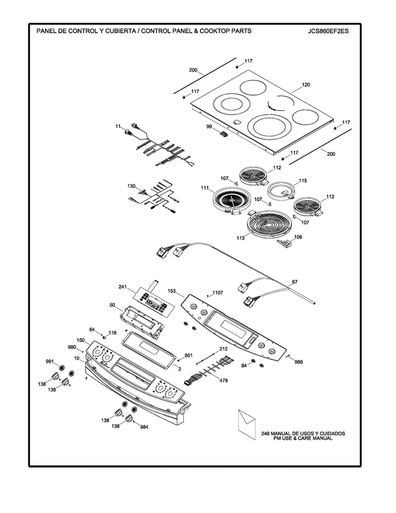 GE Range Surface Element Infinite Switch Assembly WS01F07219 – No Longer Available (NLA)