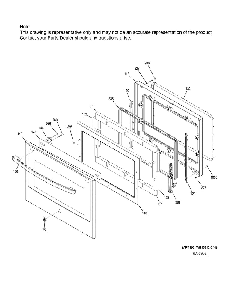 WG02L08464 Oven Handle and End Cap - XPart Supply