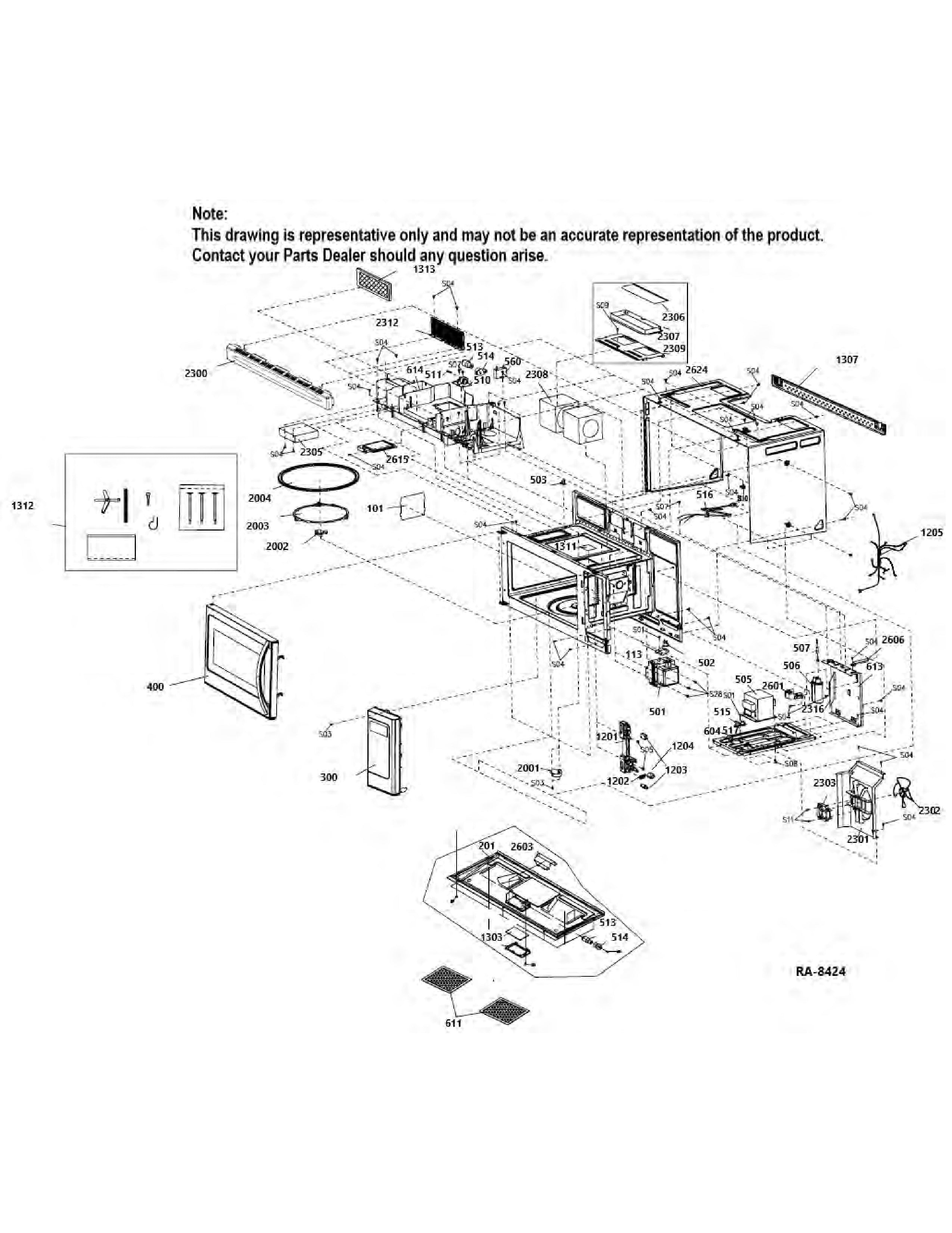 WG02A04011 Microwave Switch Holder