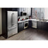 KitchenAid - 35.75 Inch 20 cu. ft French Door Refrigerator in Stainless - KRFC300ESS