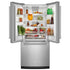 KitchenAid - 30.13 Inch 19.68 cu. ft French Door Refrigerator in Stainless - KRFF300ESS