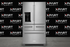 KitchenAid refrigerator with XPart Supply branded background
