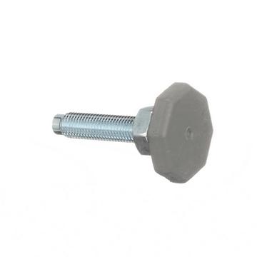 Washer leveling leg assembly